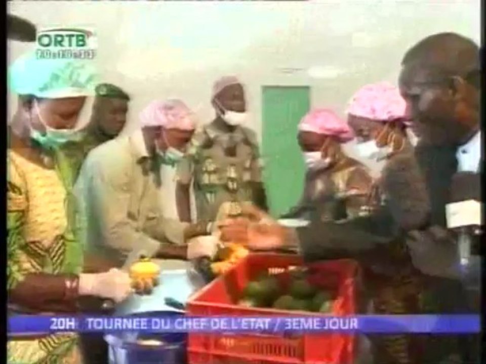 Boni Yayi à Natitingou : Inauguration de l'usine de fabrication de jus de mangue