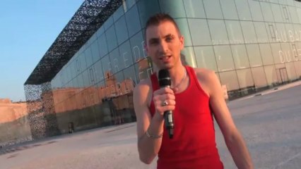 Gabriel Adam reporter pour Gay-Marseille.tv 2013