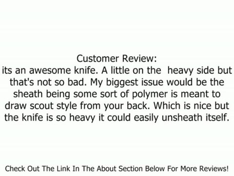 Tom Brown Tracker, Gray Micarta Handle, Black Blade, Kydex Model TBT-010 Review