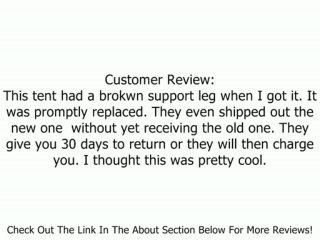 Quick-Set 4 Person Tent with 2 Doors Review