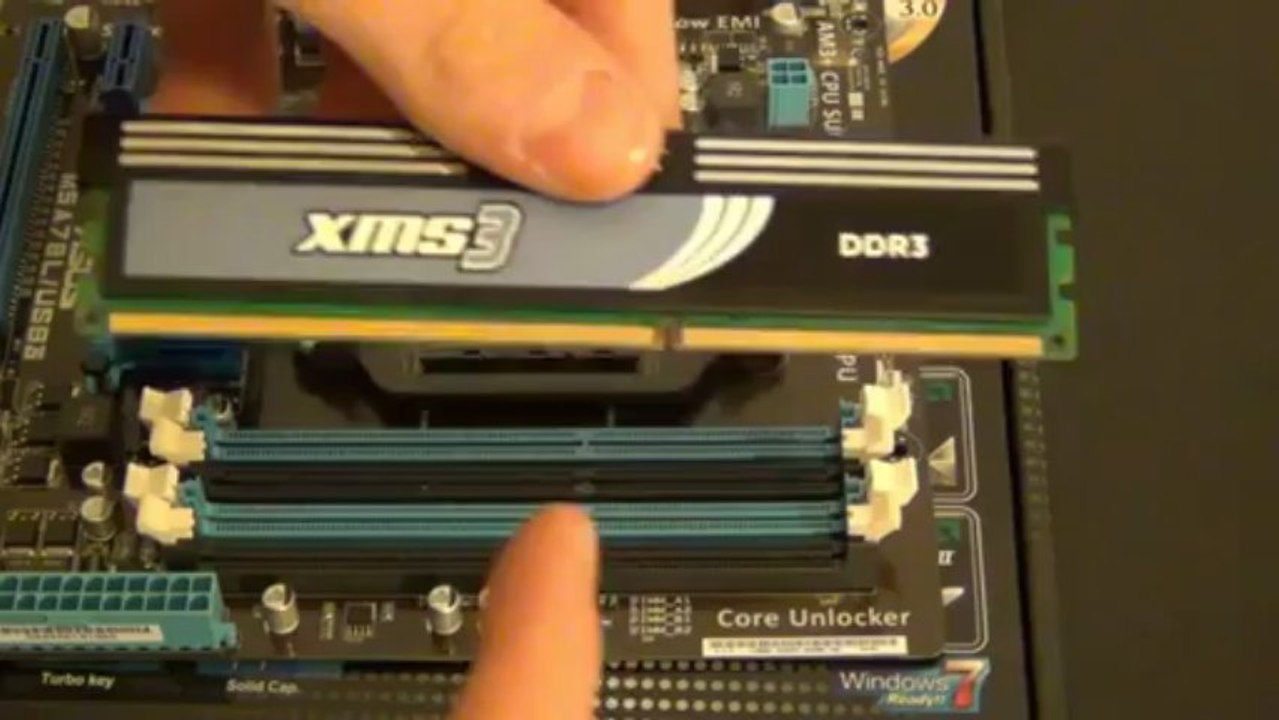 Monter son ordinateur - Partie 1   installation du processeur et de la ram