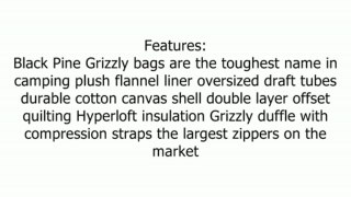 Grizzly +0 Degree RipStop Sleeping Bag (Olive) Review