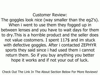 Electric Visual EG2.5 Snow Goggles Review