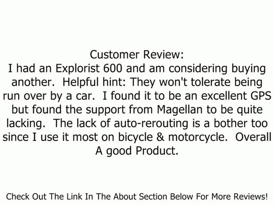 Magellan eXplorist 600 Water Resistant Hiking GPS Review