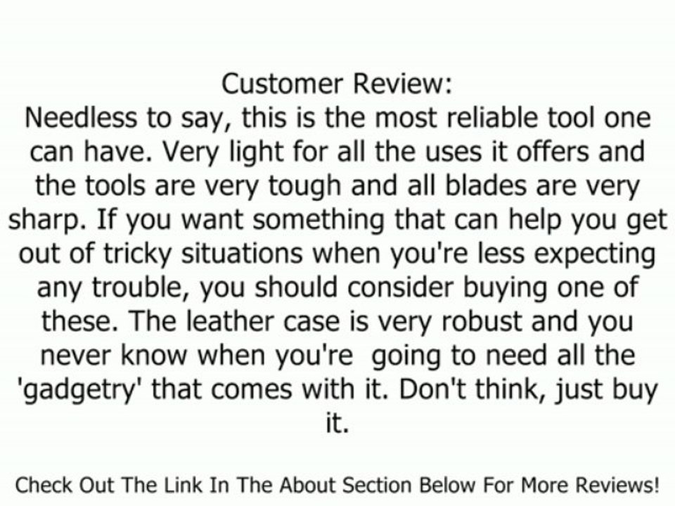 Victorinox Swiss Army Swiss Champ SOS Set Pocket Knife (Red) Review