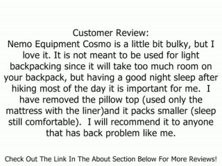 Nemo Cosmo Air with Pillowtop Sleeping Pad Review