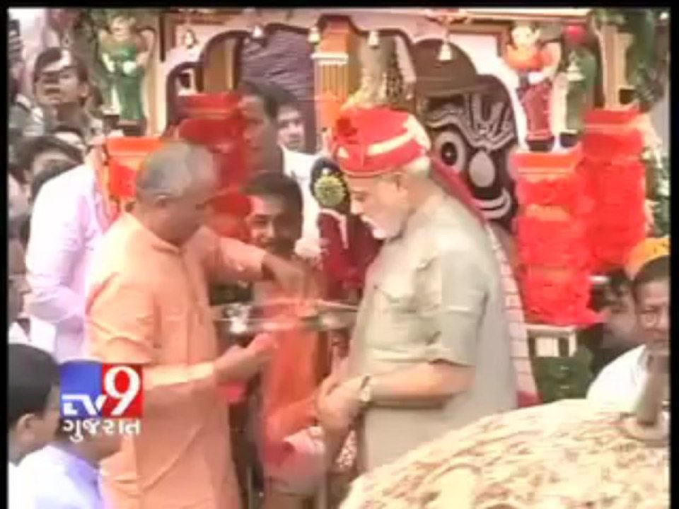 Tv9 Gujarat - Lord Jagannath Rath Yatra begins, Narendra Modi performs 'Pahind Vidhi'