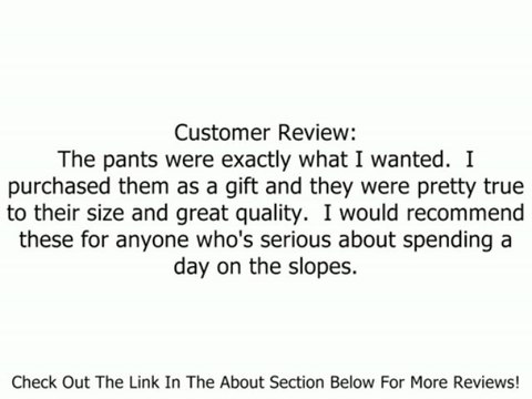 686 Smarty Original Cargo Ski Snowboard Pants Black Mens Review