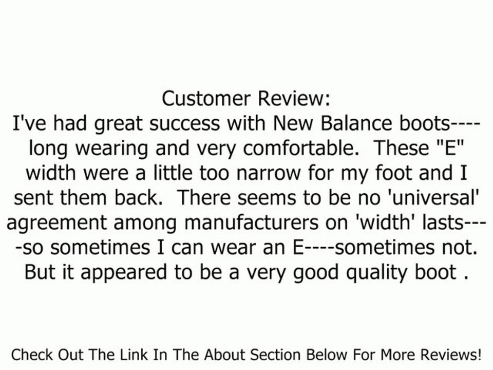 Dunham By New Balance Acadia 402 Steel Toe Mens Black Work Boot Hiker Review