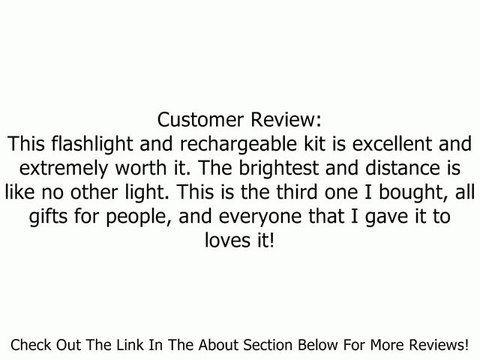 PowerTac Warrior Rech Cree LED 650 Lumen Tactical Flashlight with Rechargeable Kit Review