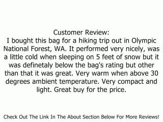 Eureka! Silver City 30-Degree Mummy Sleeping Bag Review