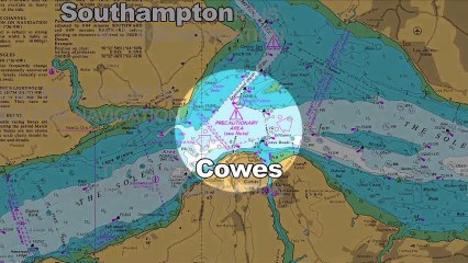 Collision miracle à Cowes