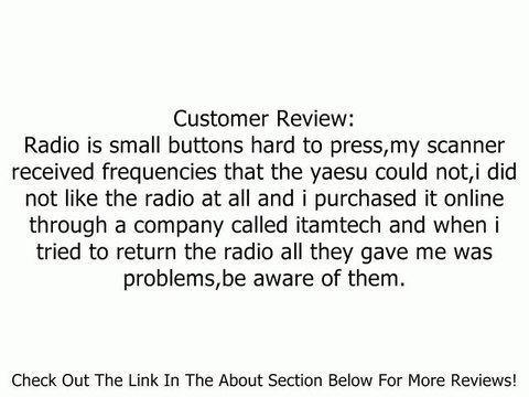 Yaesu VX-7R Triple Band 50/144/430MHZ Amateur Radio Transceiver (Black) Review