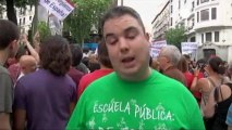 Spanish demonstrations over alleged corruption