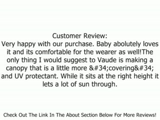 Vaude baby carrier Butterfly Comfort black Review