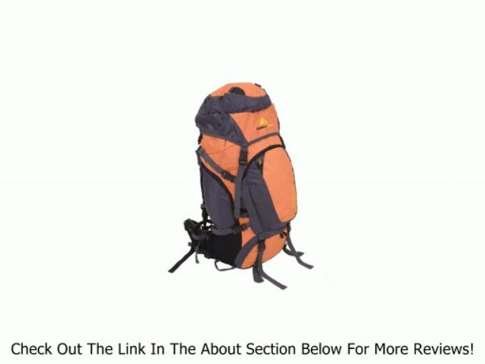 Guerrilla Packs - 70l Internal Frame Fully Adjustable Hiking Travel Backpack - Orange & Gray Backpack Review