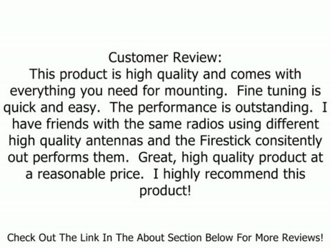 FireStik FS4-64A9A-B Four foot dual mirror mount CB antenna kit (Black) Review