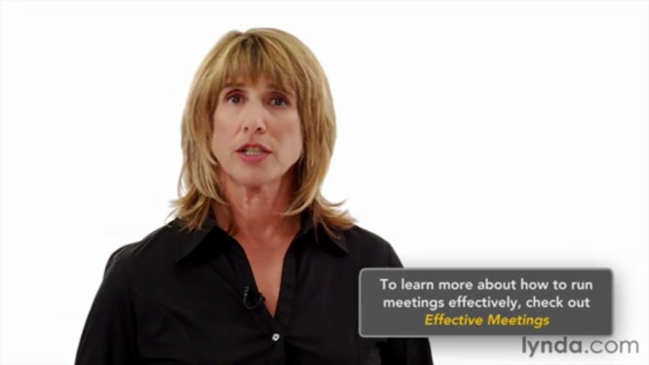 5-11 Running meetings effectively
