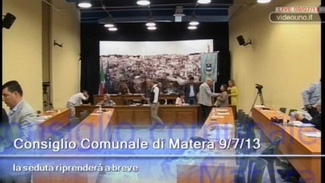 Matera. consiglio comunale 9 luglio 2013
