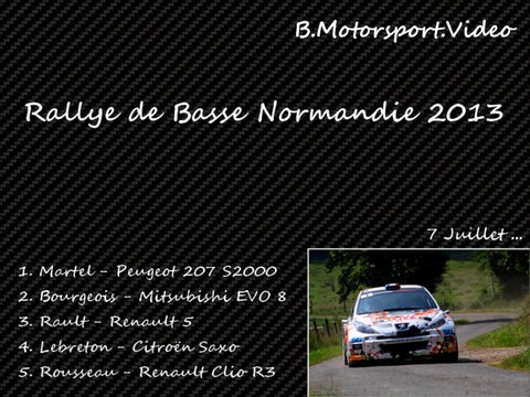 Rallye de Basse Normandie 2013