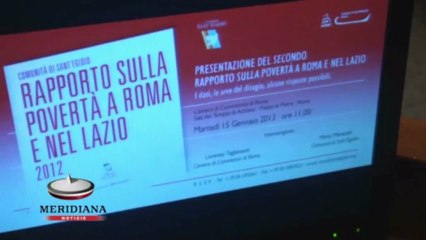 Povertà a Roma e nel Lazio da Sant'Egidio Rapporto 2012