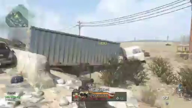 MW3 Flawless U-Turn Gameplay - My First Game LIVE (MW3 Map Pack 6)