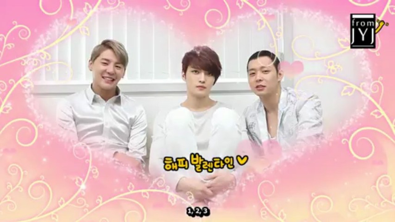 Happy Valentine's day from JYJ