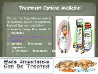 Male Impotence Treatments - The Best You Can Get!