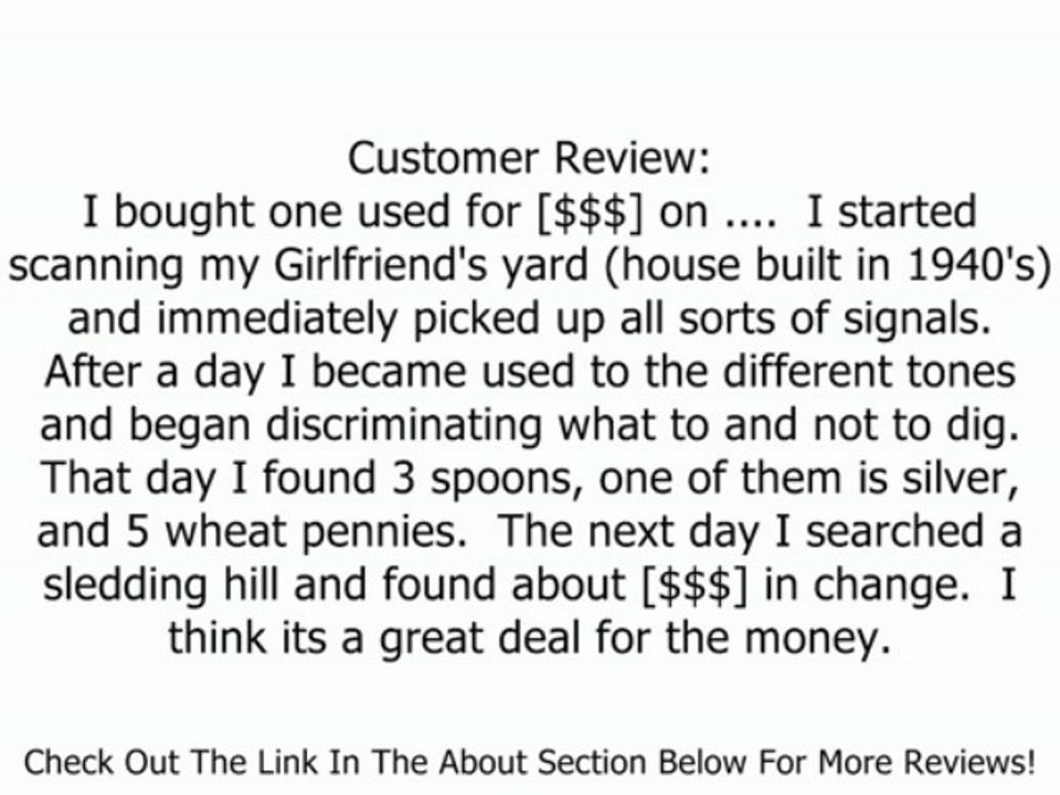 Bounty Hunter TK4 Tracker IV Metal Detector Review