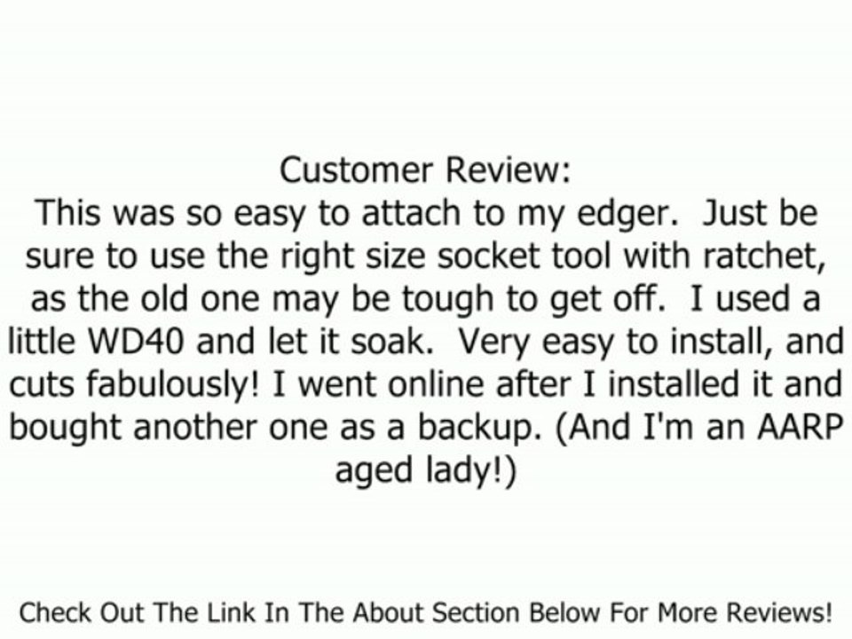 Black & Decker EB-007 Edger Hog Heavy-Duty Edger Replacement Blade Review