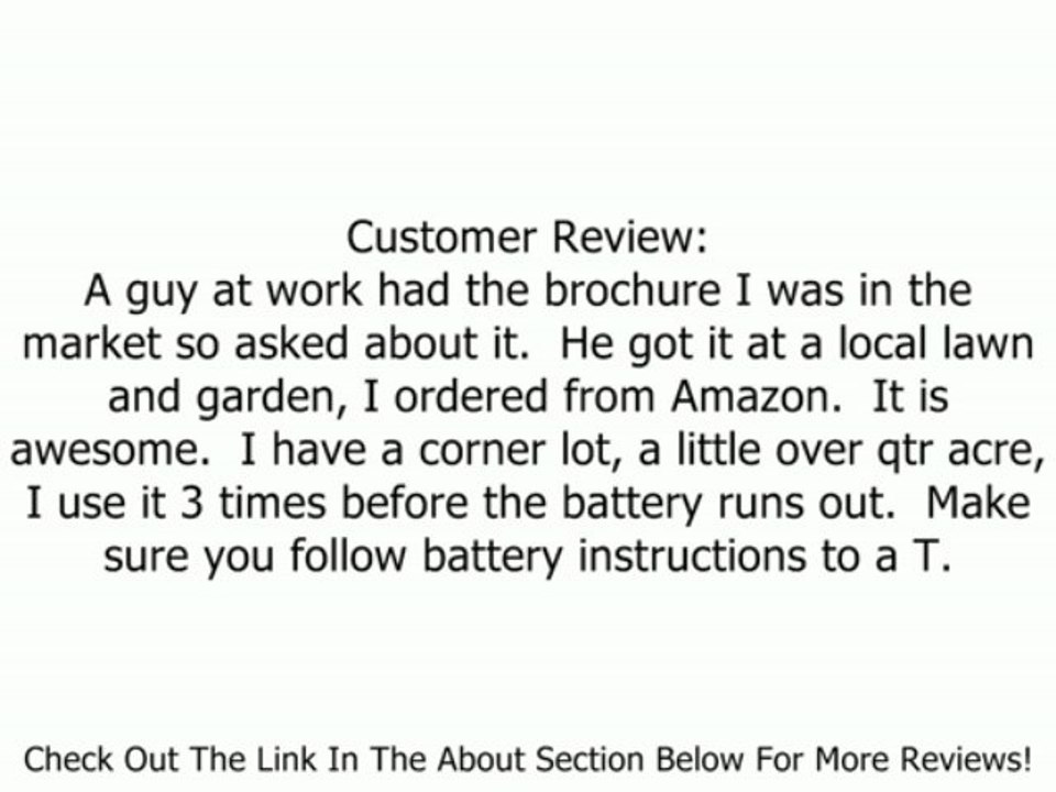 WORX WG165 10-Inch 24-Volt LithiumPower Cordless Grass/String Trimmer and Edger Review