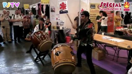 Japan Expo 2013 : Démonstration de Tsunagari Taiko Center