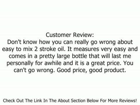 Tanaka Perfect Mix 2-Stroke Oil 16 oz. Self Measuring Bottle 700218 Review