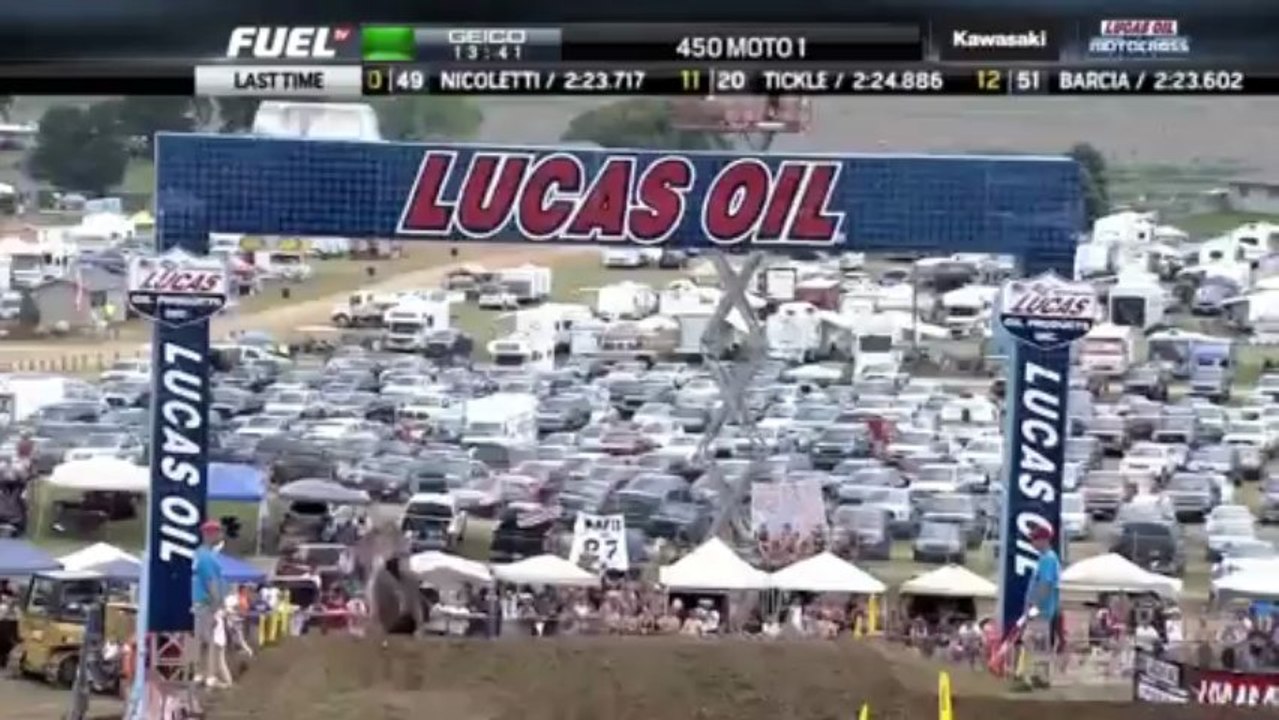 2013 AMA 450 Motocross Rd 7 Red Bud Moto 1