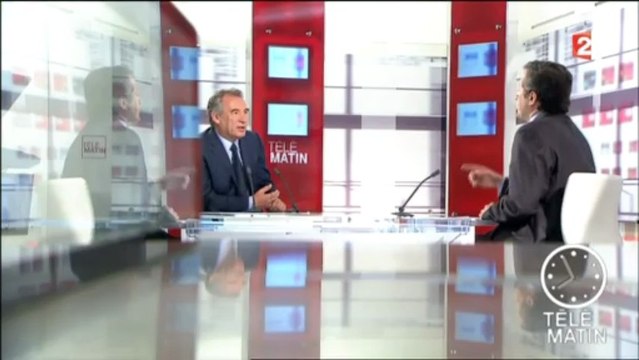 François Bayrou, invité des 4 Vérités sur France2 - 100713