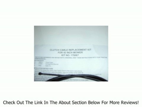 FSP Part 175067, 169676 Clutch Cable Replacement Kit for 42 Inch Mower, Craftsman, Poulan, Husqvarna Review