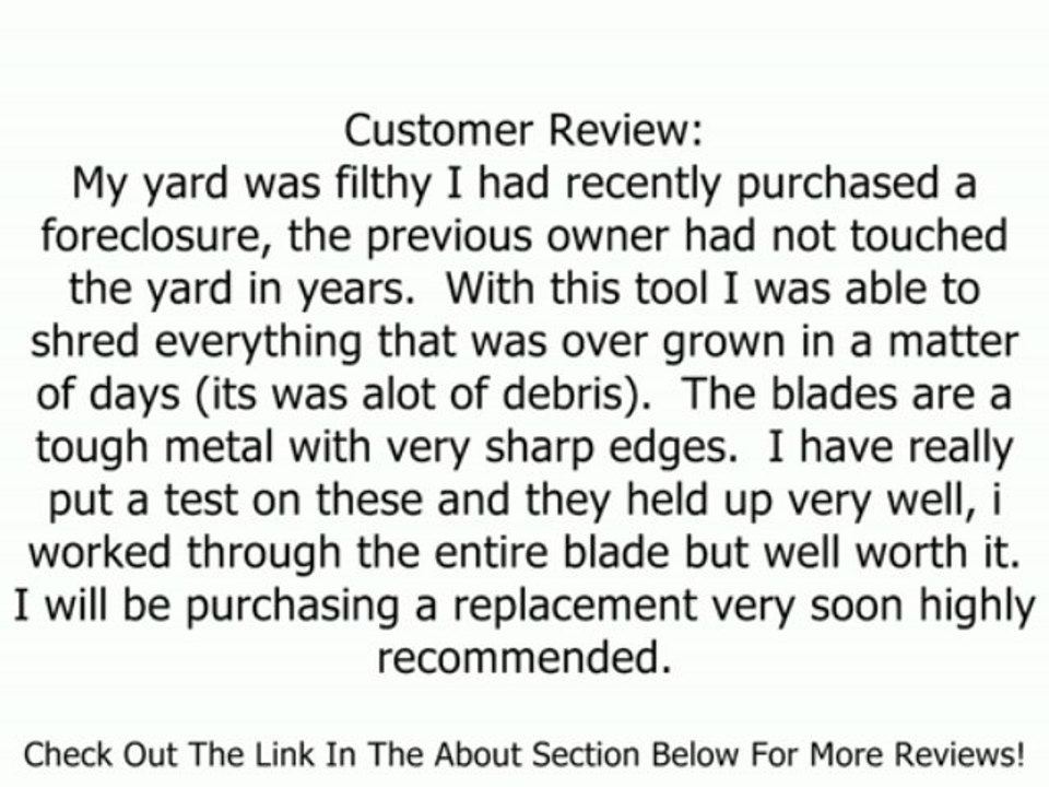 Grass Gator 4680 Brush Cutter Extra Heavy Duty Replacement Trimmer Head Review