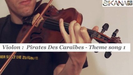 Cours violon : Pirates des Caraïbes theme 1 - HD
