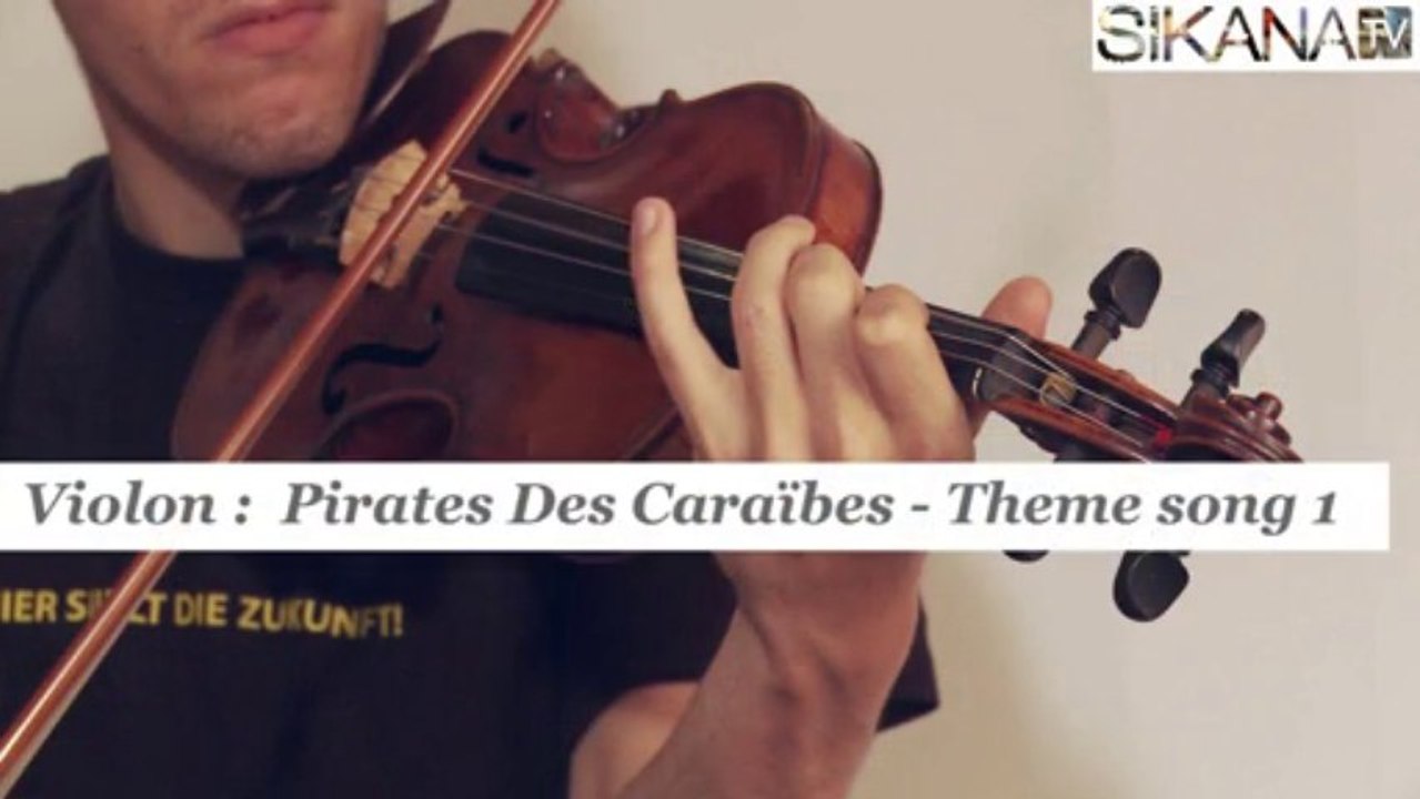 Cours violon : Pirates des Caraïbes theme 1 - HD