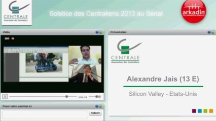 Alexandre Jais ( Stanford, Californie ) :  L’esprit de la Silicon Valley : prenez des risques !