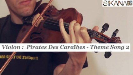 Cours violon : Pirates des Caraïbes thème 2 - HD