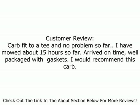 BRIGGS AND STRATTON 794572 CARBURETOR Review