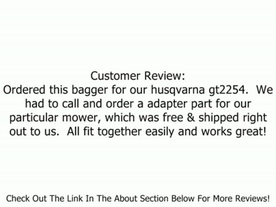 Poulan Pro 960730026 Grass Bagger For 54-Inch Riding Mowers Review