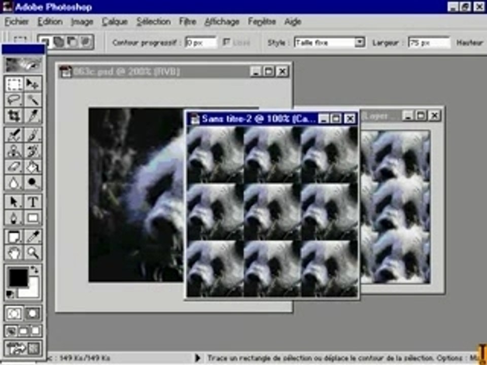 photoshop - Motif de repet avec tampon