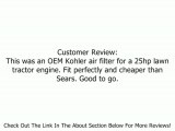 KOHLER 47 883 03-S1 Engine Air Filter With Pre-Cleaner Kit For K361, CH18, CH20, CH25 And CV17 - CV22 Review