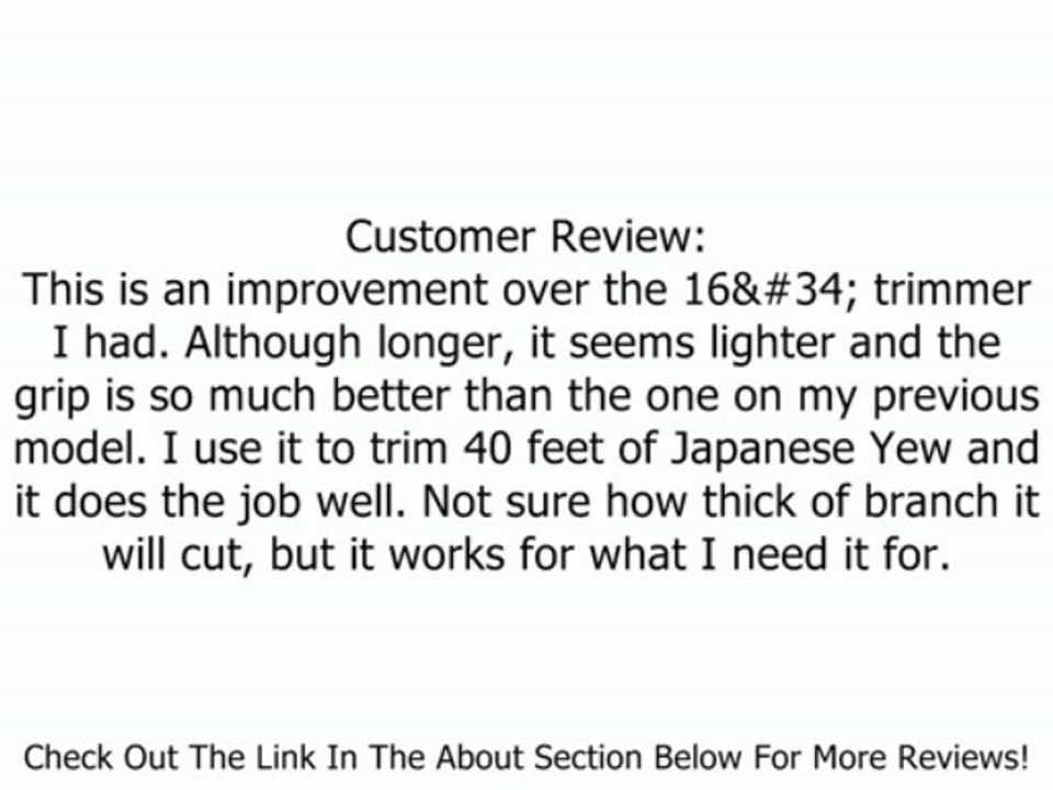 Black & Decker HT20 3.8-Amp Hedge Trimmer, 20-Inch Review