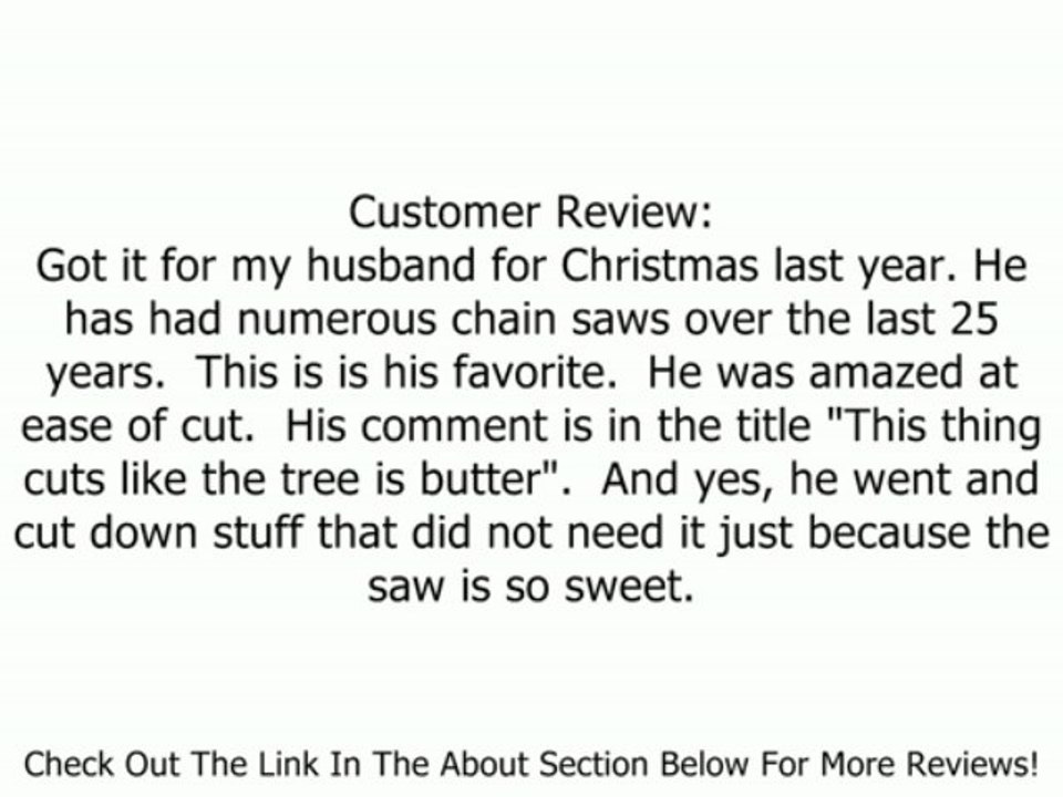 Poulan Pro PP3516AVX 16-Inch 35cc 2-Cycle Gas-Powered Anti-Vibration Chain Saw Review