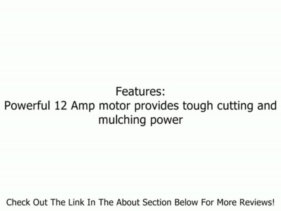 GreenWorks 25012 18-Inch 12 Amp Electric Mulch/Side Discharge Lawn Mower With Single Level Height Adjust Review