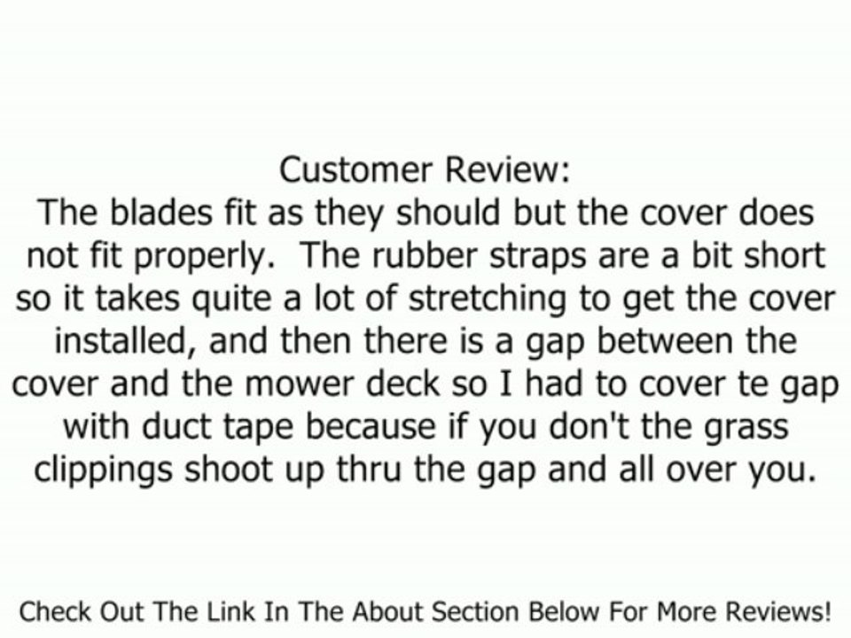 Poulan Pro OEM42MK Mulch Kit with Blades, Fits All Poulan Pro 42-inch Riding Lawn Mowers Review