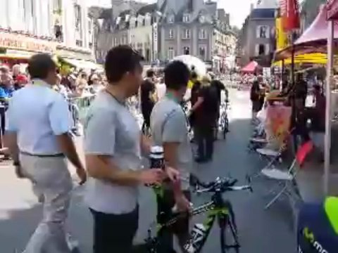 Avranches - Mont Saint Michel : Froome entre en piste